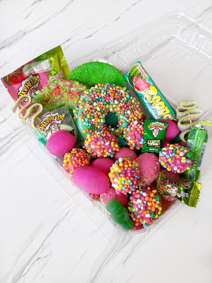 Candied Pineapple Rings & Candied Grape Trays