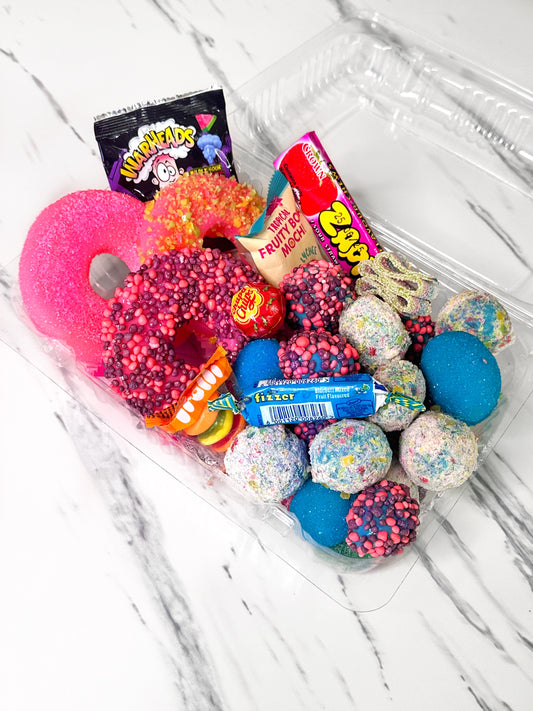 Candied Pineapple Rings & Candied Grape Trays