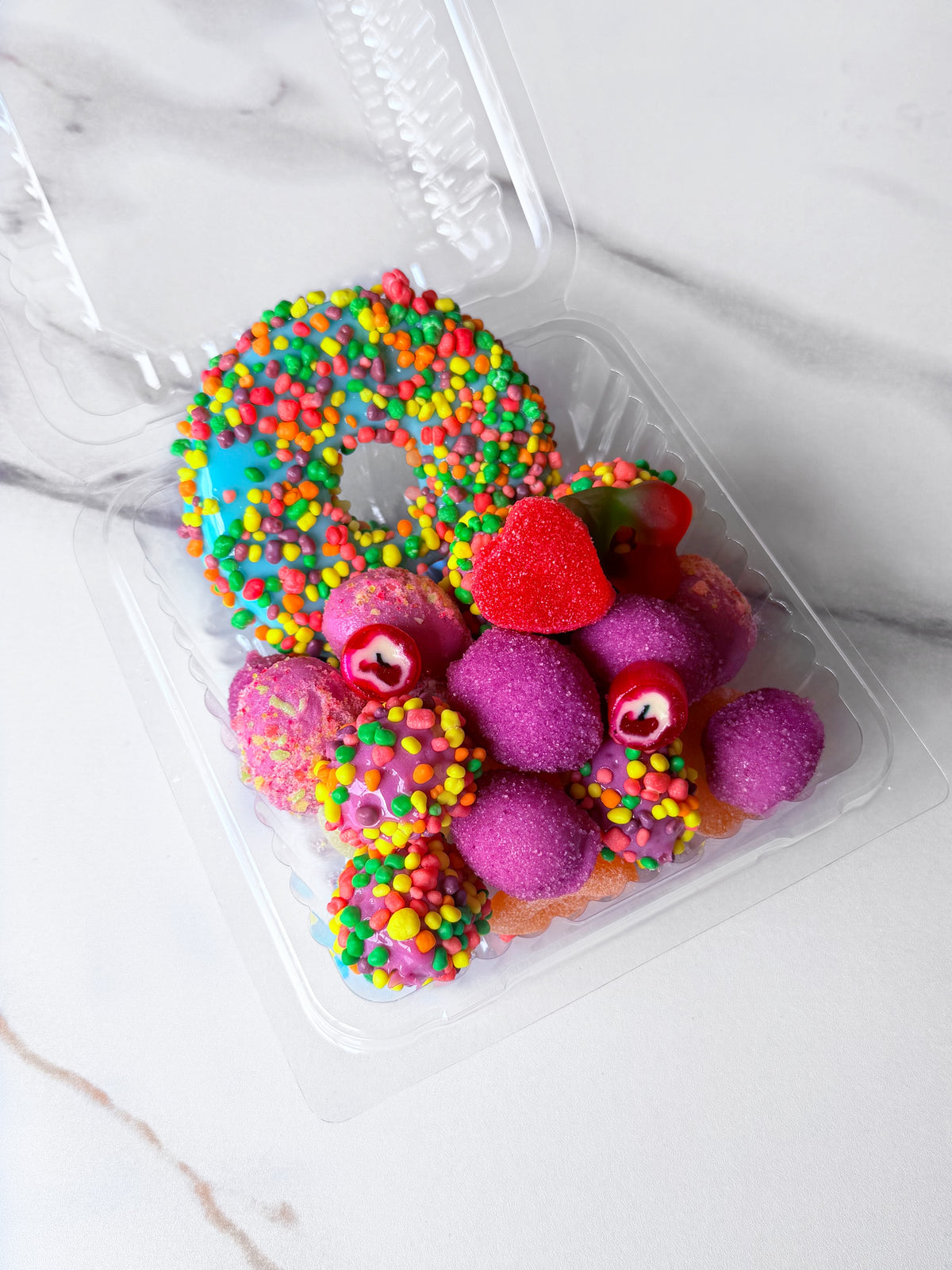 Halloween Theme 👻 Mini Candied Pineapple & Grapes Box