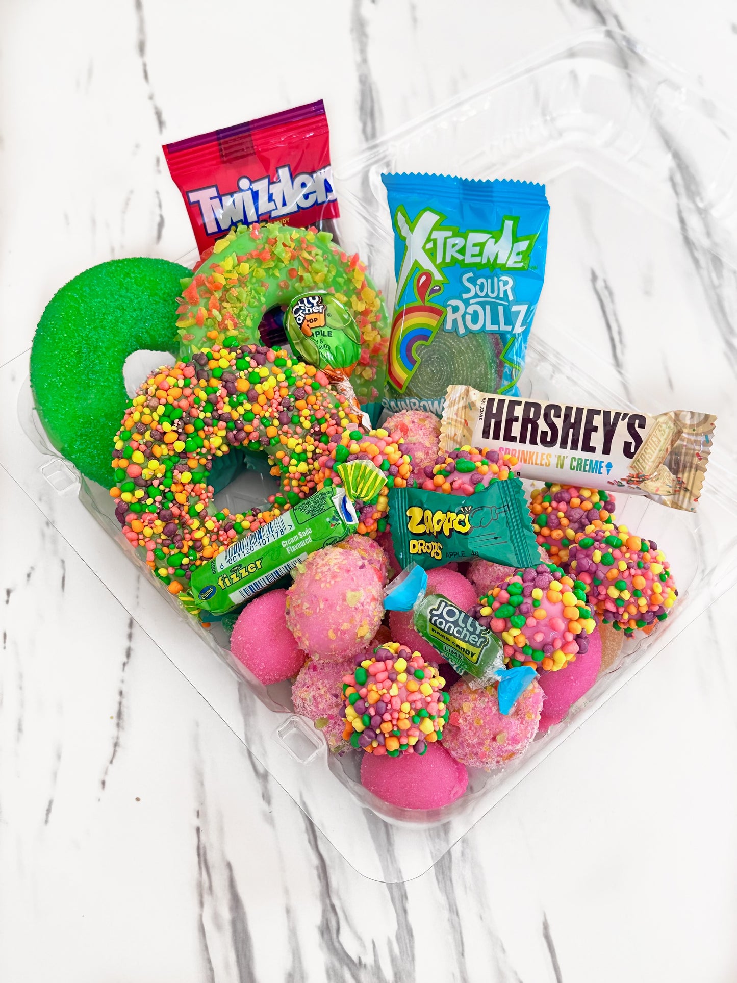 Candied Pineapple Rings & Candied Grape Trays