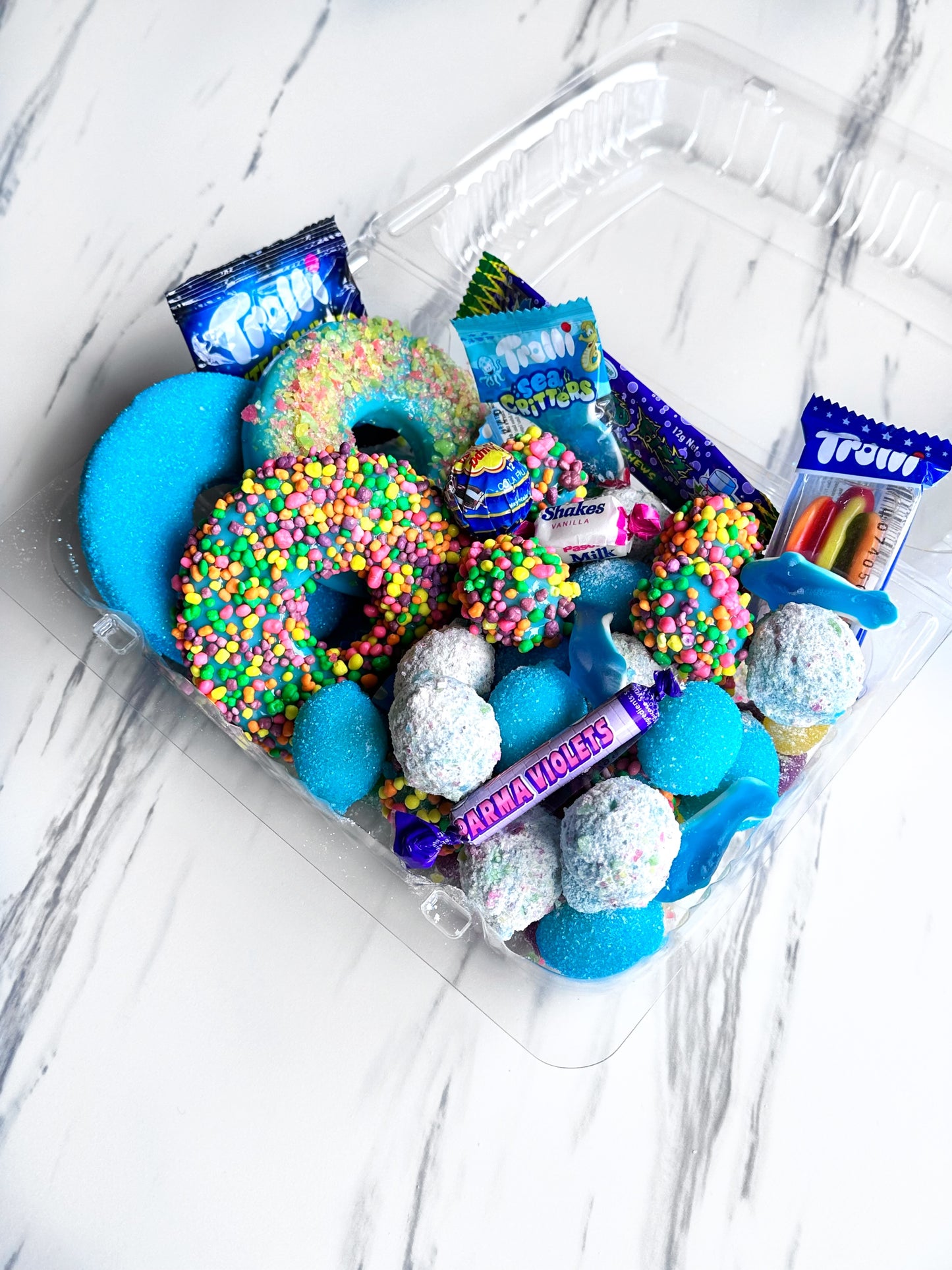 Candied Pineapple Rings & Candied Grape Trays