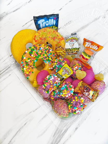 Candied Pineapple Rings & Candied Grape Trays