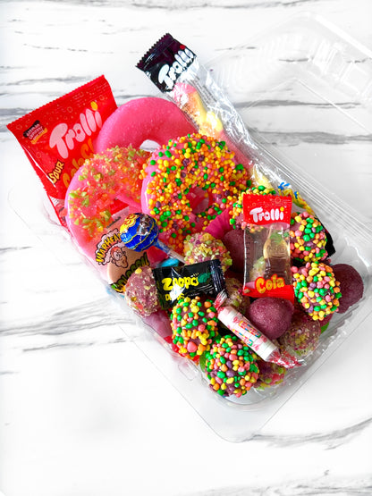 Candied Pineapple Rings & Candied Grape Trays