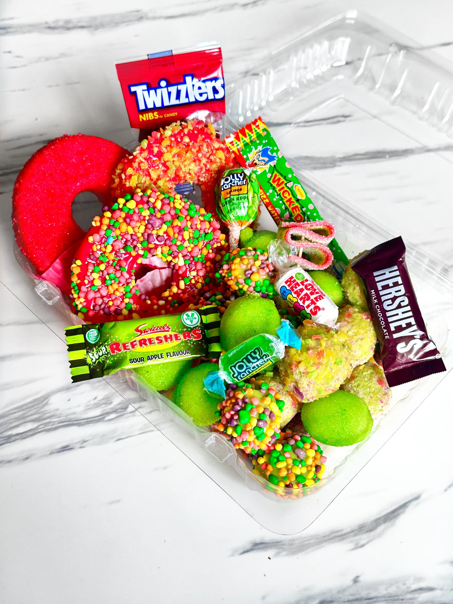 Candied Pineapple Rings & Candied Grape Trays