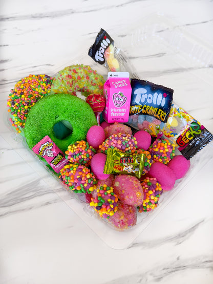 Candied Pineapple Rings & Candied Grape Trays