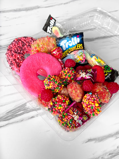 Candied Pineapple Rings & Candied Grape Trays