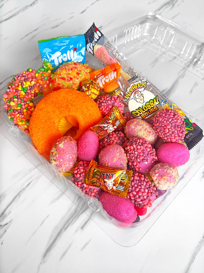 Candied Pineapple Rings & Candied Grape Trays