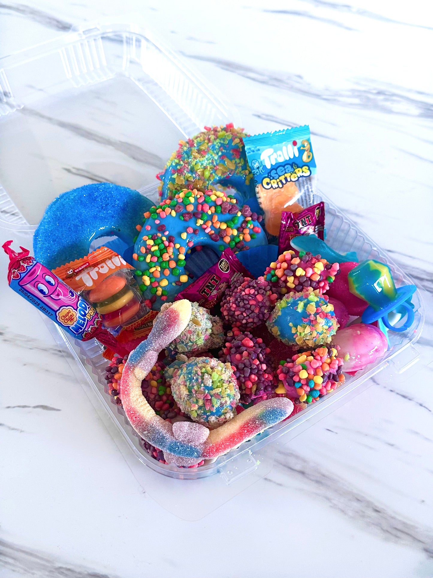 Candied Pineapple Rings & Candied Grape Trays