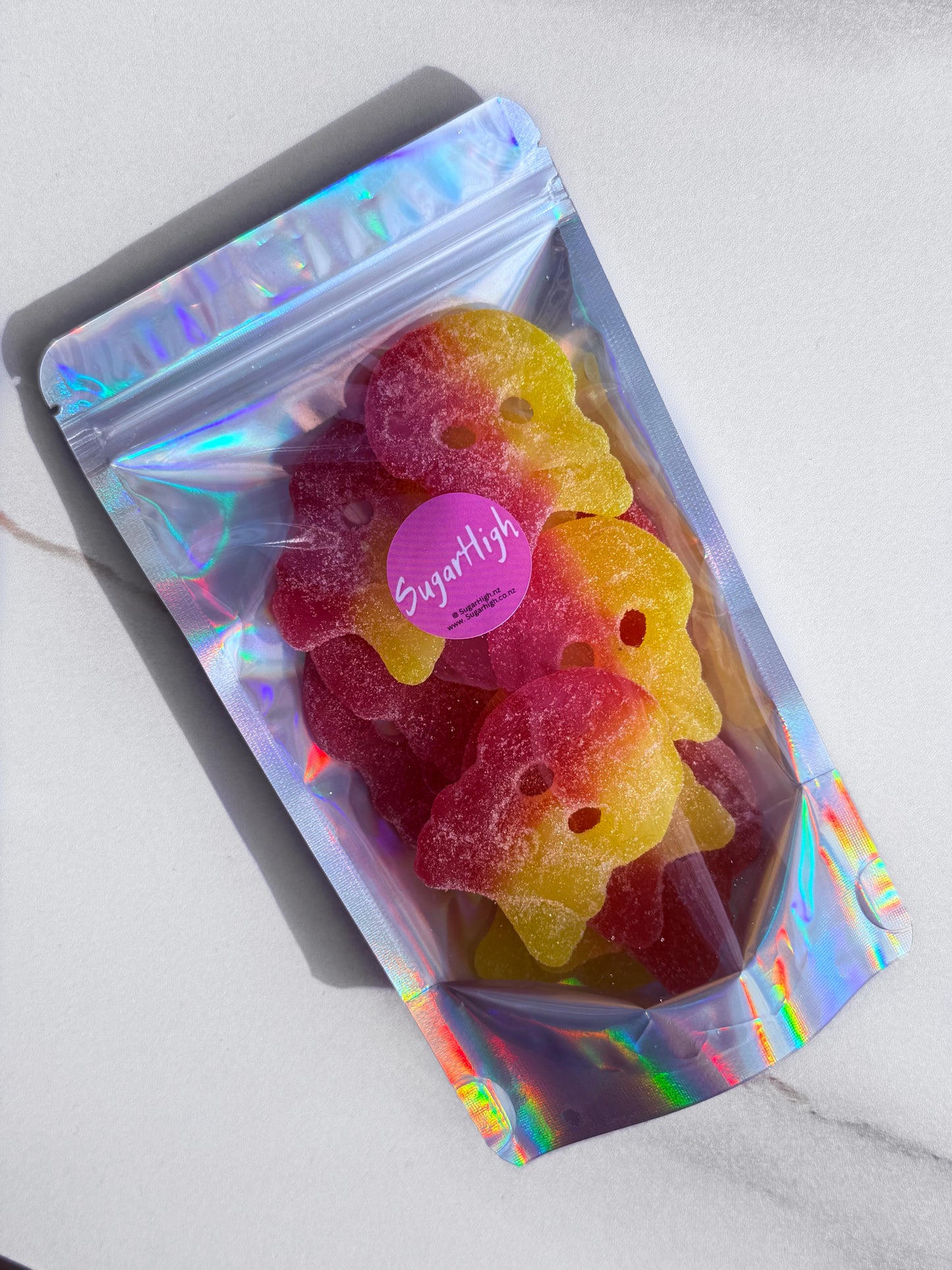 BUBS Lemon Raspberry Skalle - 200g