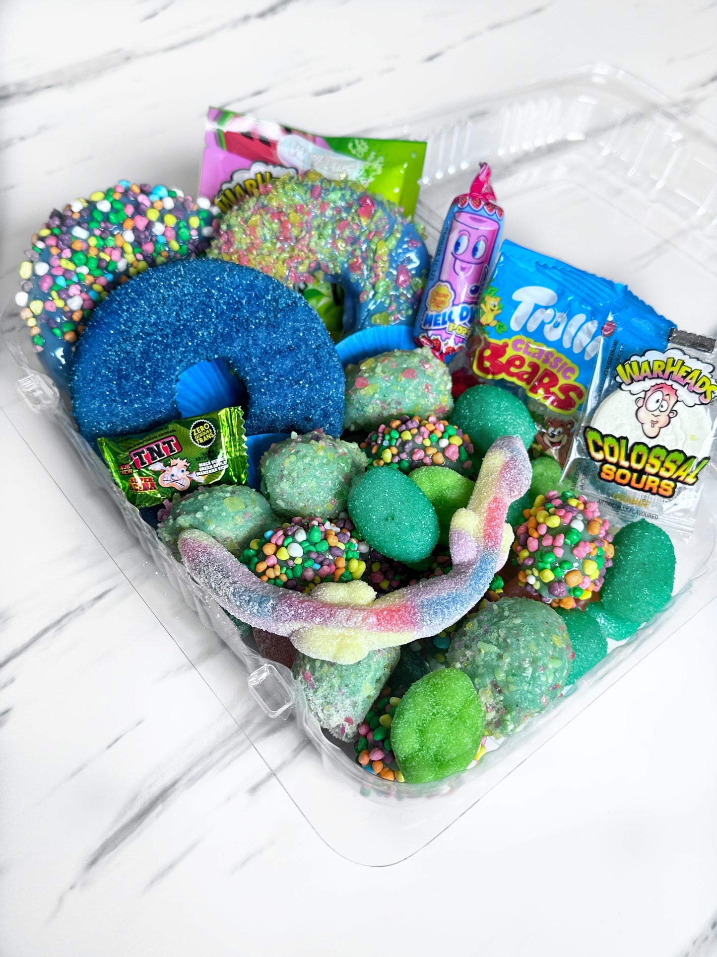 Candied Pineapple Rings & Candied Grape Trays