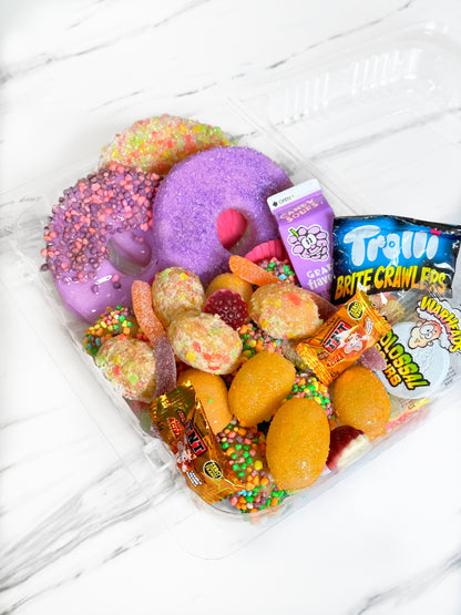 Candied Pineapple Rings & Candied Grape Trays