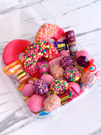 Candied Pineapple Rings & Candied Grape Trays