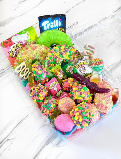 Candied Pineapple Rings & Candied Grape Trays